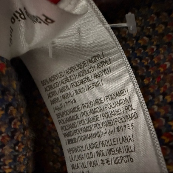 Farm Rio Forest Striped Cardigan Patchwork Floral Knit Sweater Womens S - Picture 10 of 12